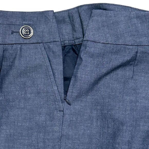 LOFT Ann Taylor Blue Gray Pencil Skirt Size 4 - Picture 5 of 11